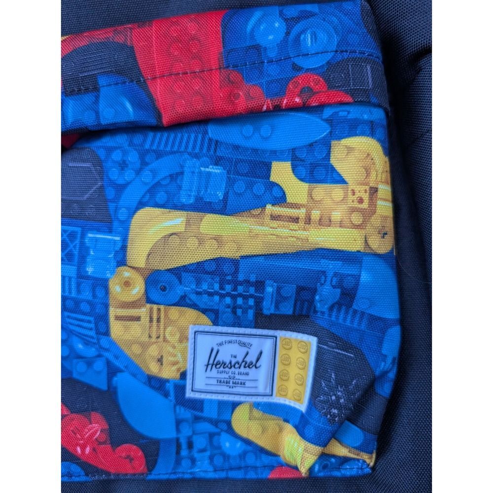 NWT Herschel Supply Co LEGO Classic XL Backpack Black Scavenger Hunt Bricks - Picture 7 of 14